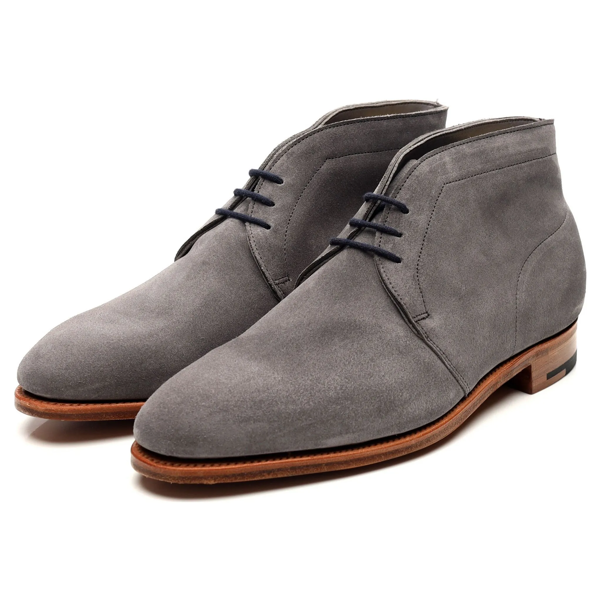 'Ferris' Grey Suede Chukka Boots UK 6.5 E