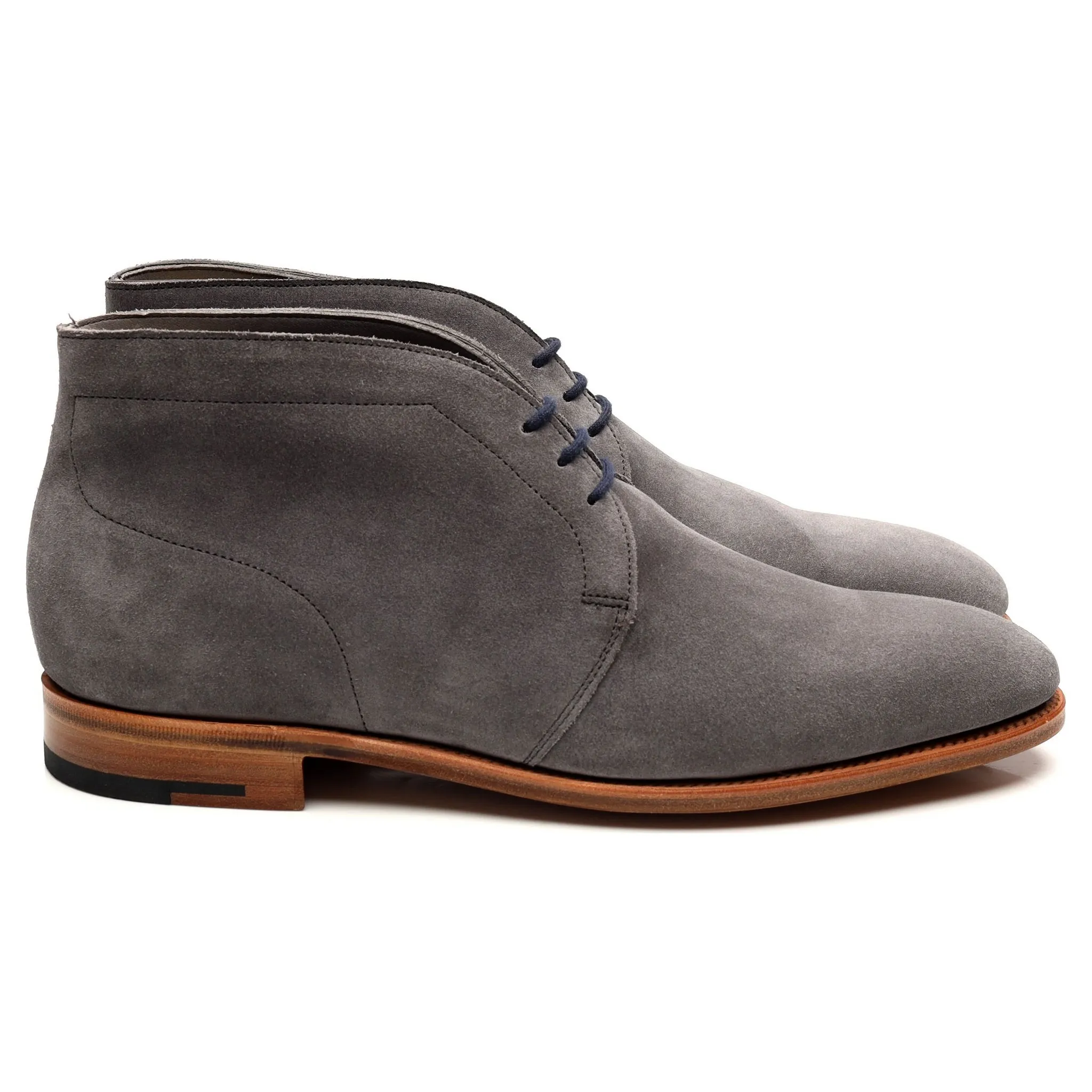 'Ferris' Grey Suede Chukka Boots UK 6.5 E