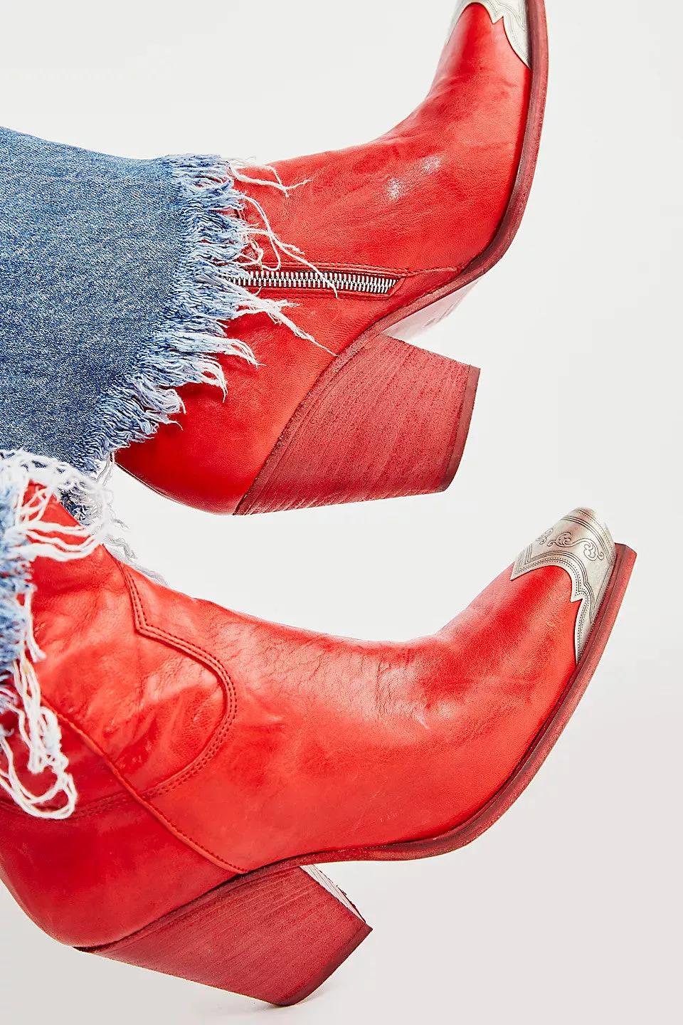 Free People Shoes Brayden Western Boots in Flame