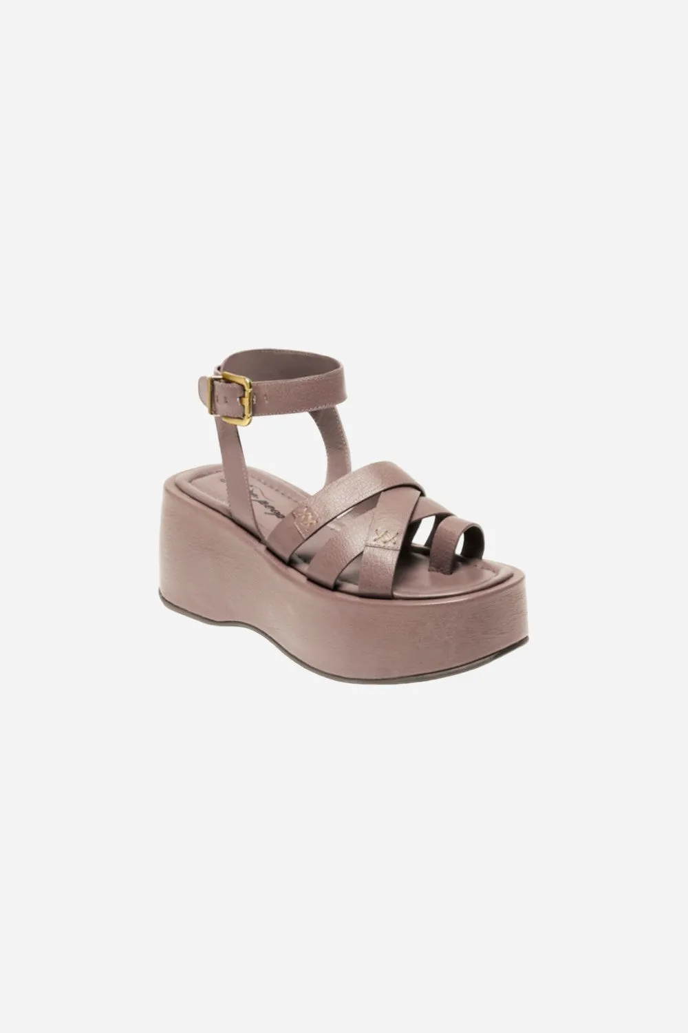 Free People Shoes Hazel Flatform Sandals in Ember