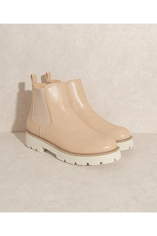 GIANNA-Chunky Sole Chelsea Boot