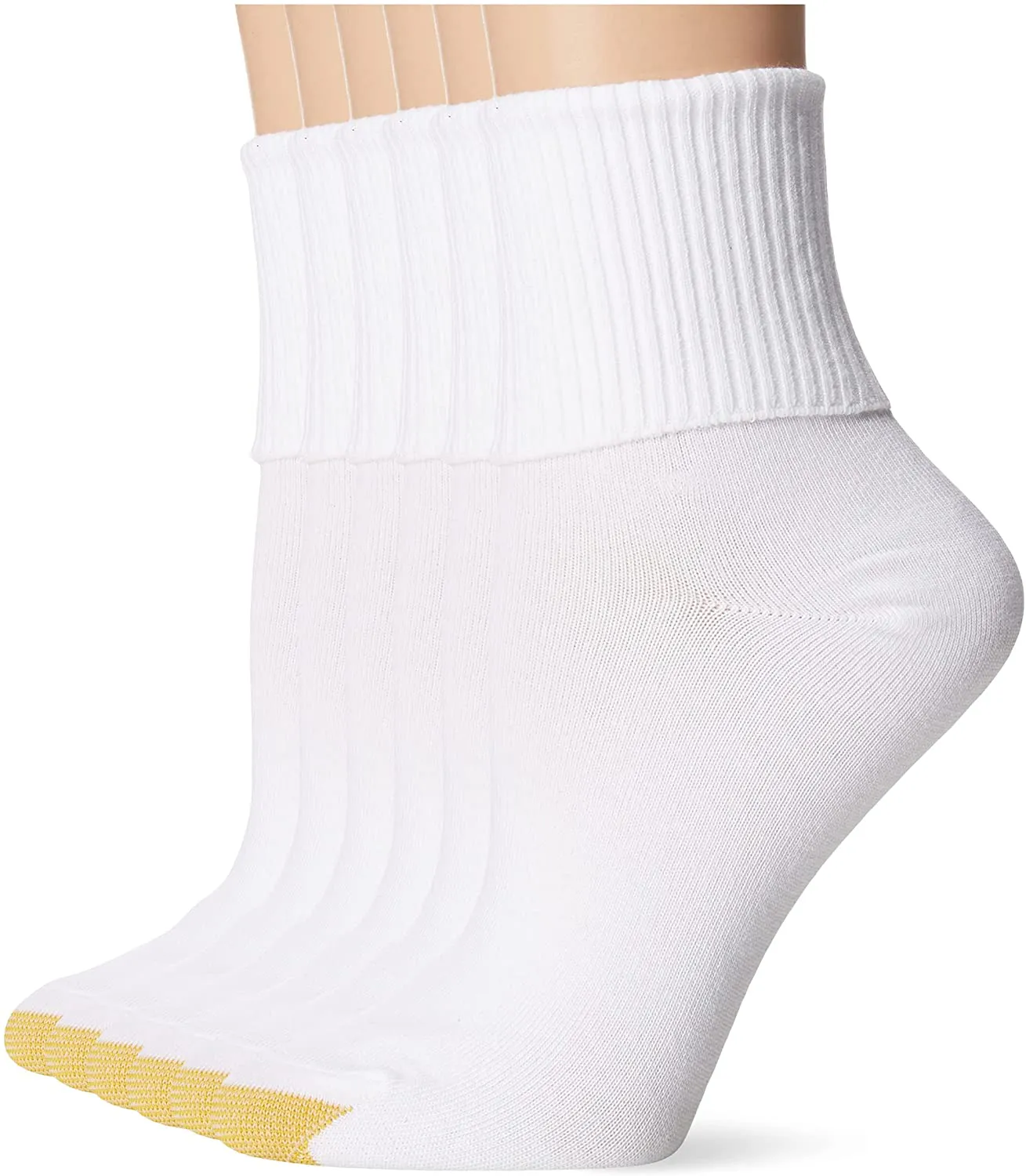 Gold Toe Women's Classic Turn Cuff Socks, Multipairs