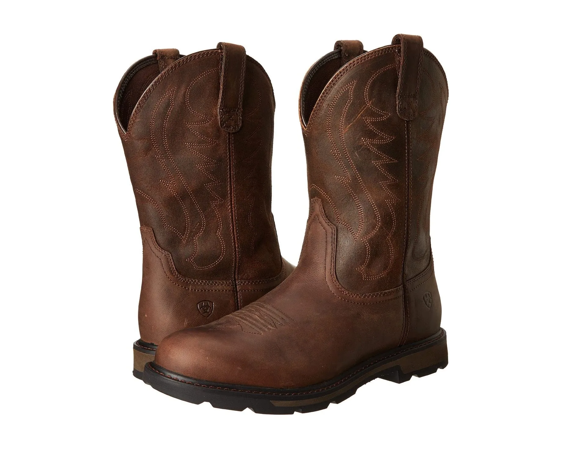 Groundbreaker Pull-On Ariat boots, brown