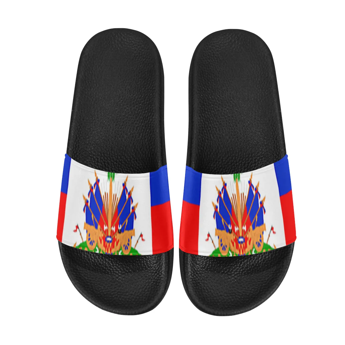 HAITI FLAG Women's Slide Sandals