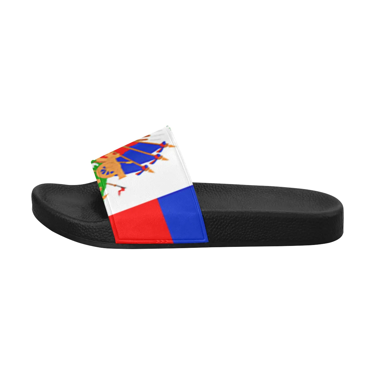 HAITI FLAG Women's Slide Sandals