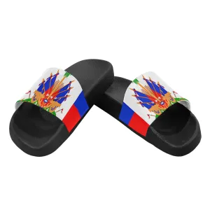 HAITI FLAG Women's Slide Sandals