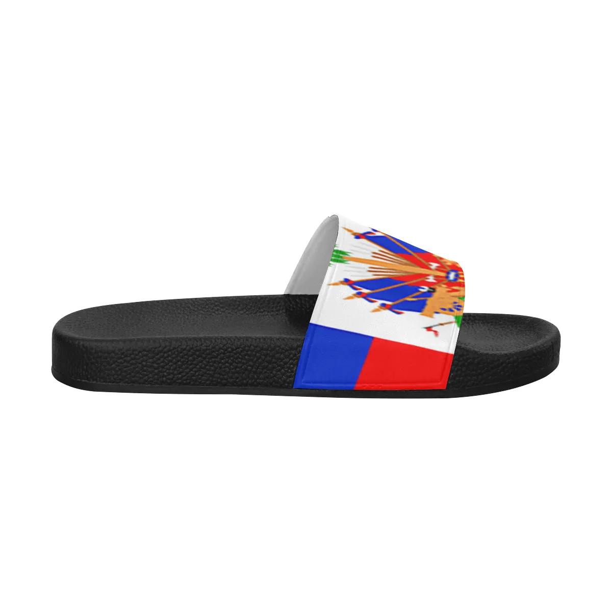 HAITI FLAG Women's Slide Sandals