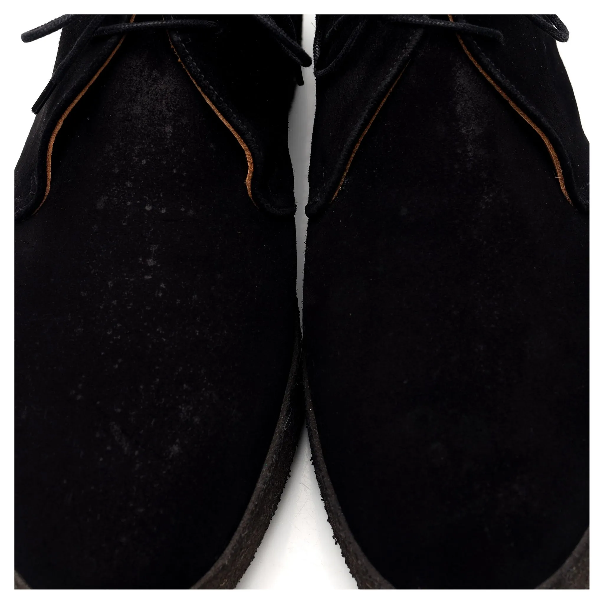 'Hi-Top' Black Suede Chukka Boots UK 11