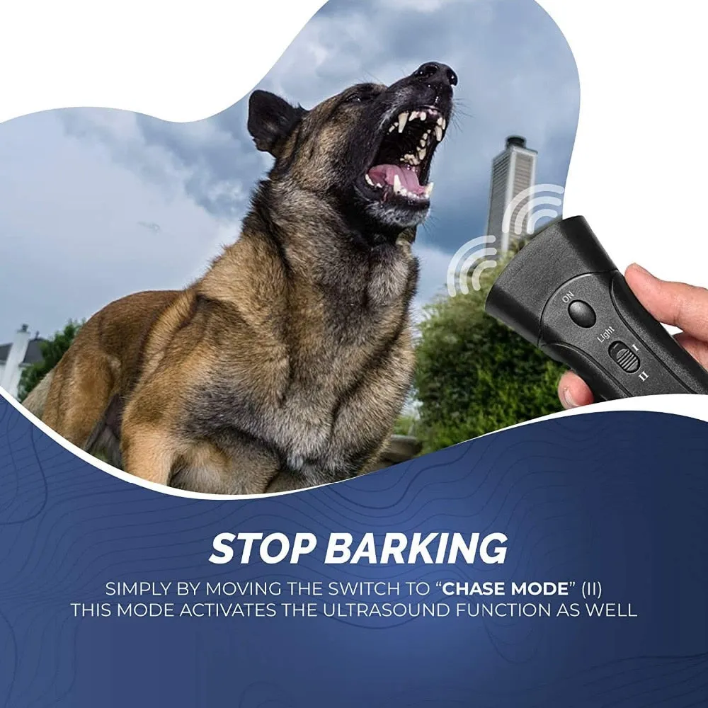 High Grade Anti-Barking Training Device (2 Modes   LED Flashlight)