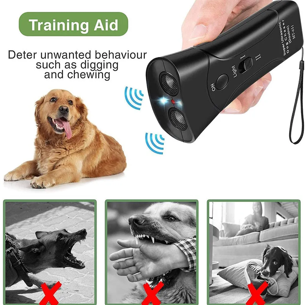 High Grade Anti-Barking Training Device (2 Modes   LED Flashlight)