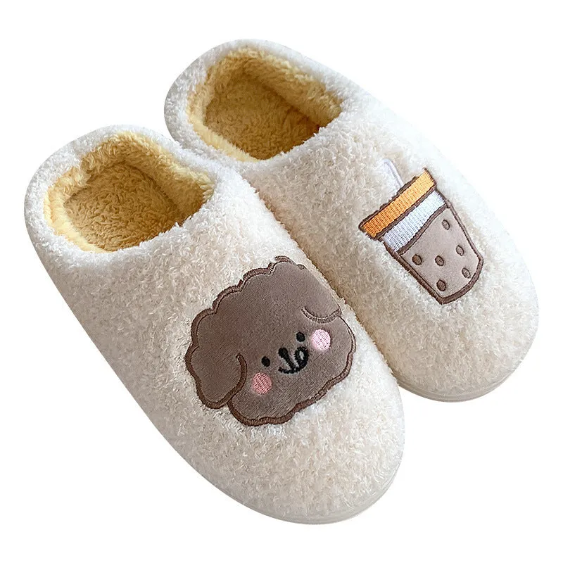 Home Confinement Dormitory Plush Slippers