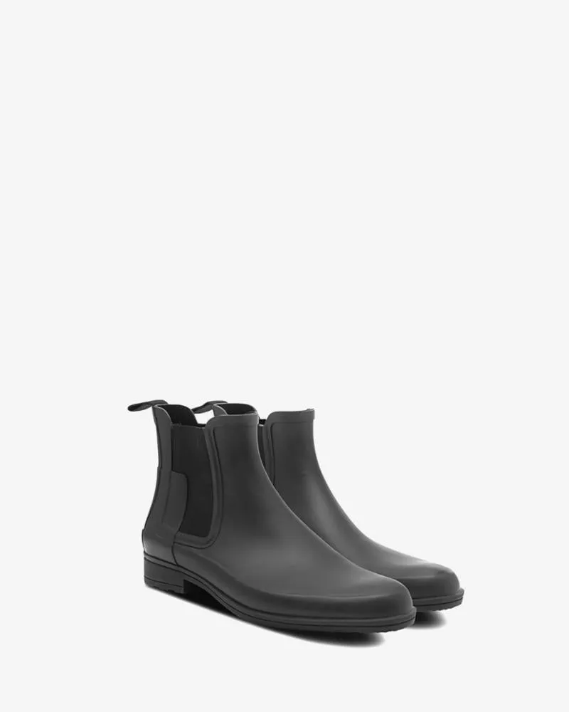 Hunter  Men's S Refined Chelsea Boot Black M