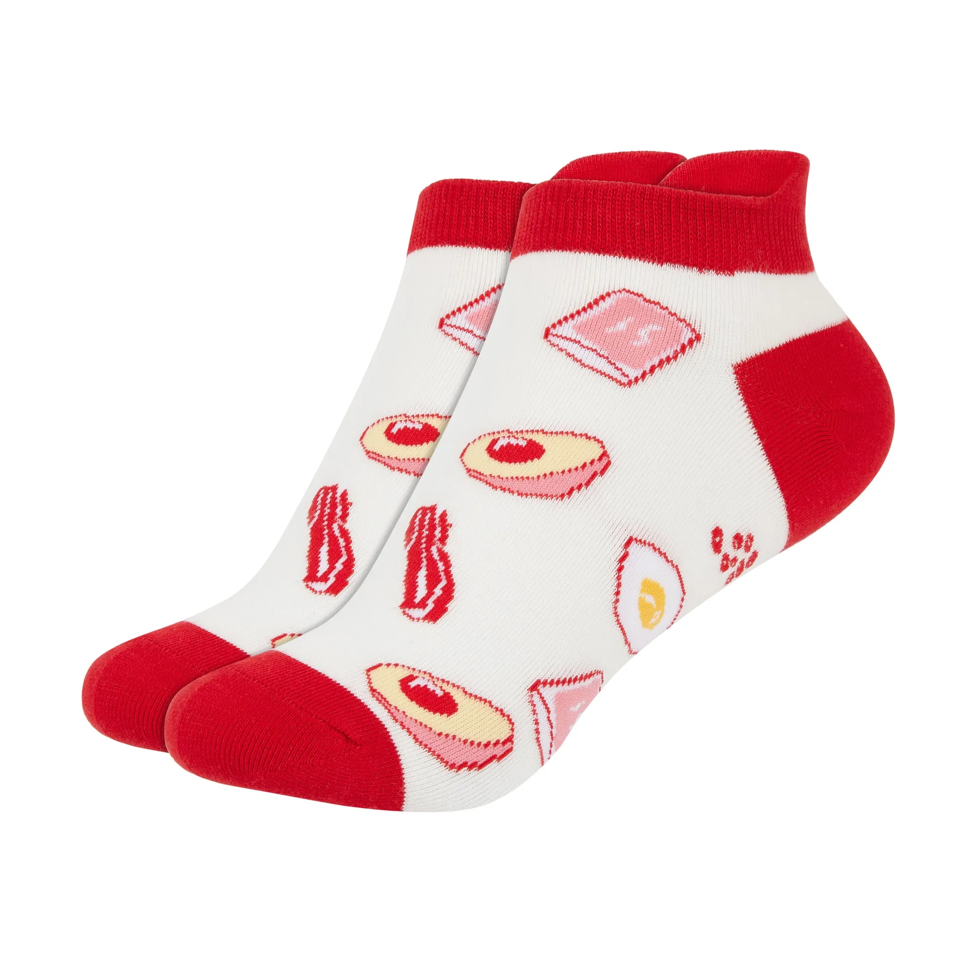 IDENTITY Apparel Women's Printed Ankle Socks with Heel Tab