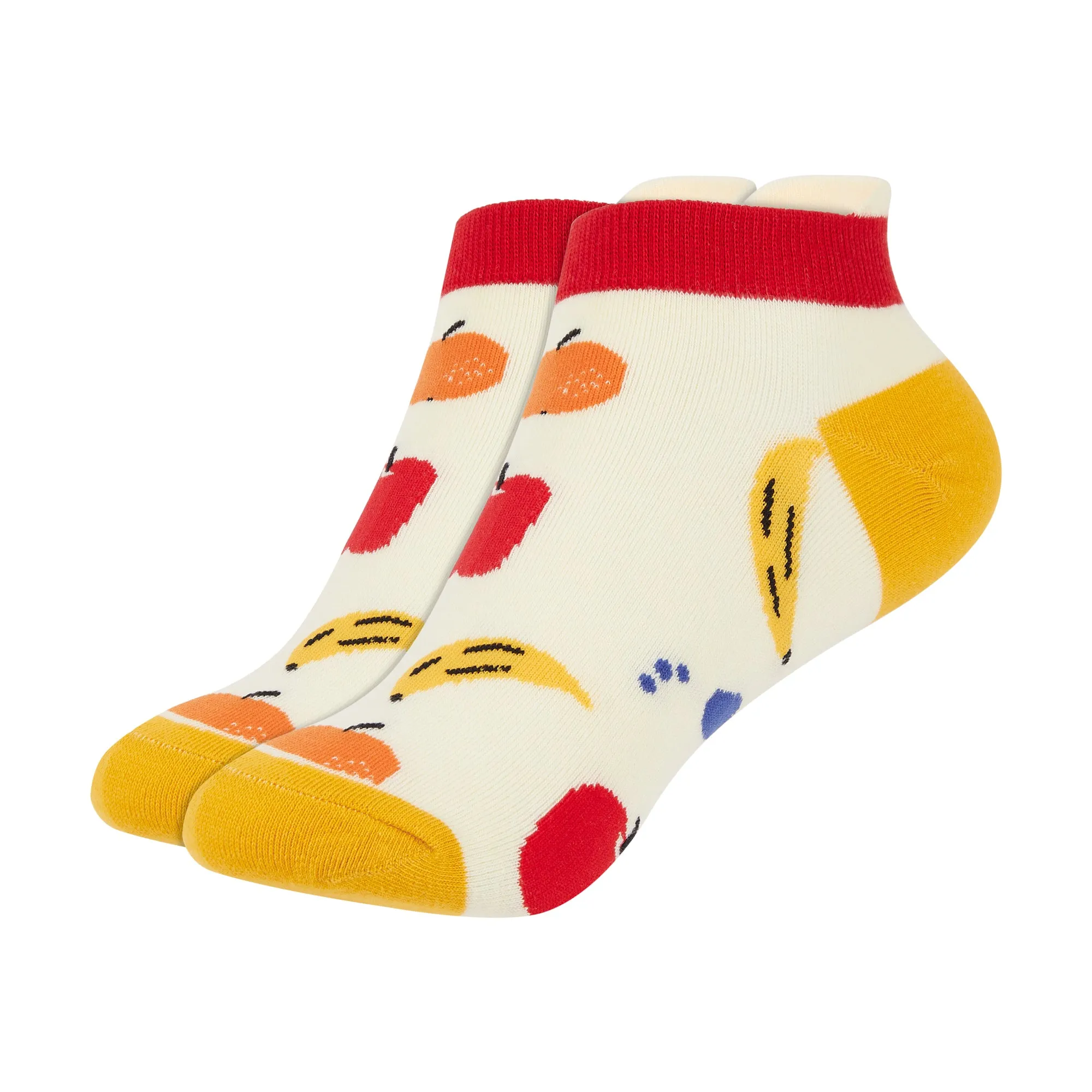 IDENTITY Apparel Women's Printed Ankle Socks with Heel Tab