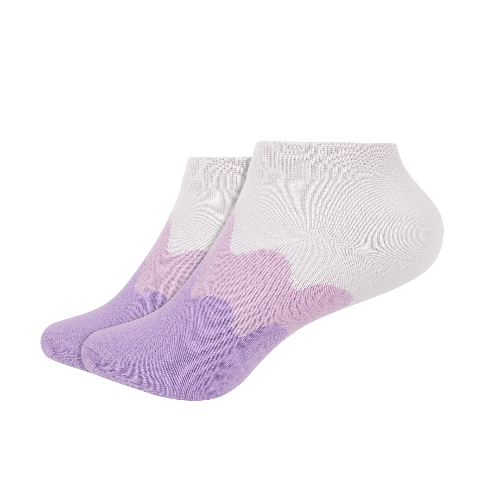 IDENTITY Ladies Gradient Paint Ankle Length Socks