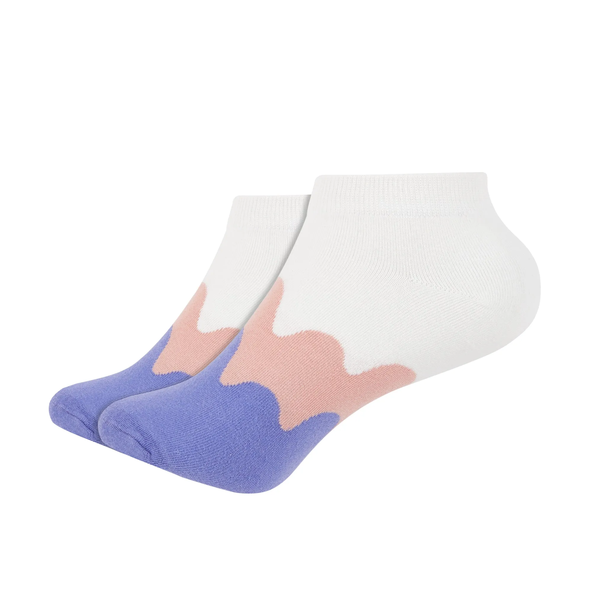 IDENTITY Ladies Gradient Paint Ankle Length Socks