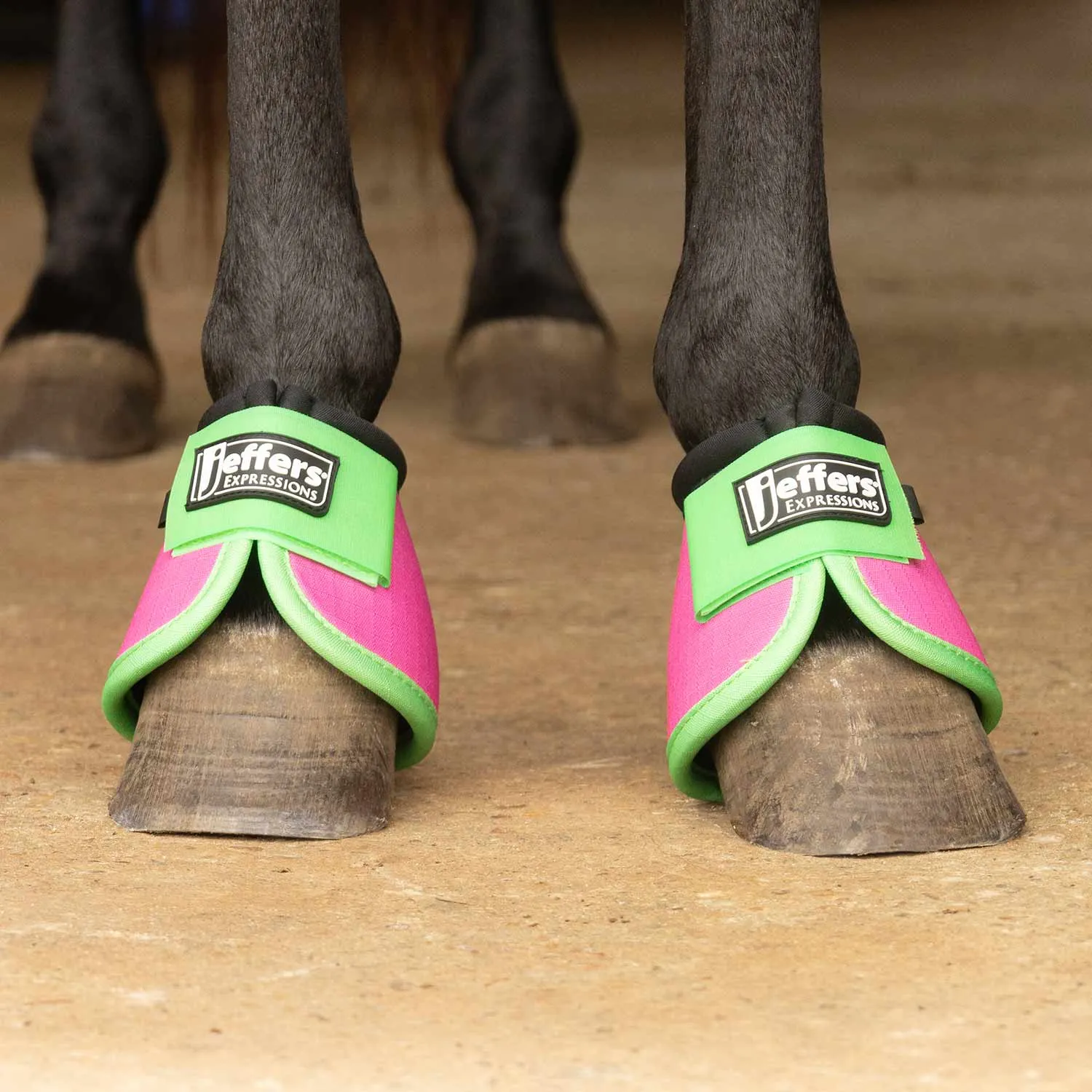 In Stock Now! Jeffers Protective Neon Bell Boots