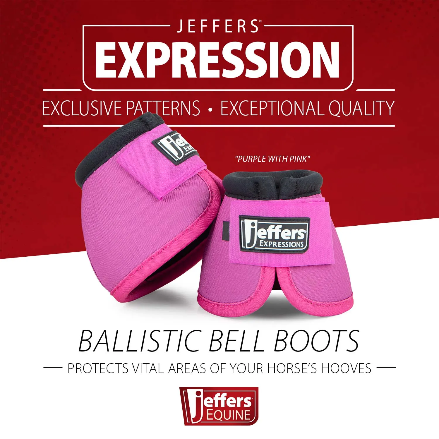 In Stock Now! Jeffers Protective Neon Bell Boots