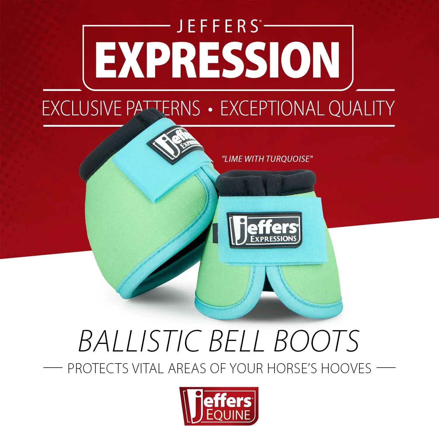 In Stock Now! Jeffers Protective Neon Bell Boots