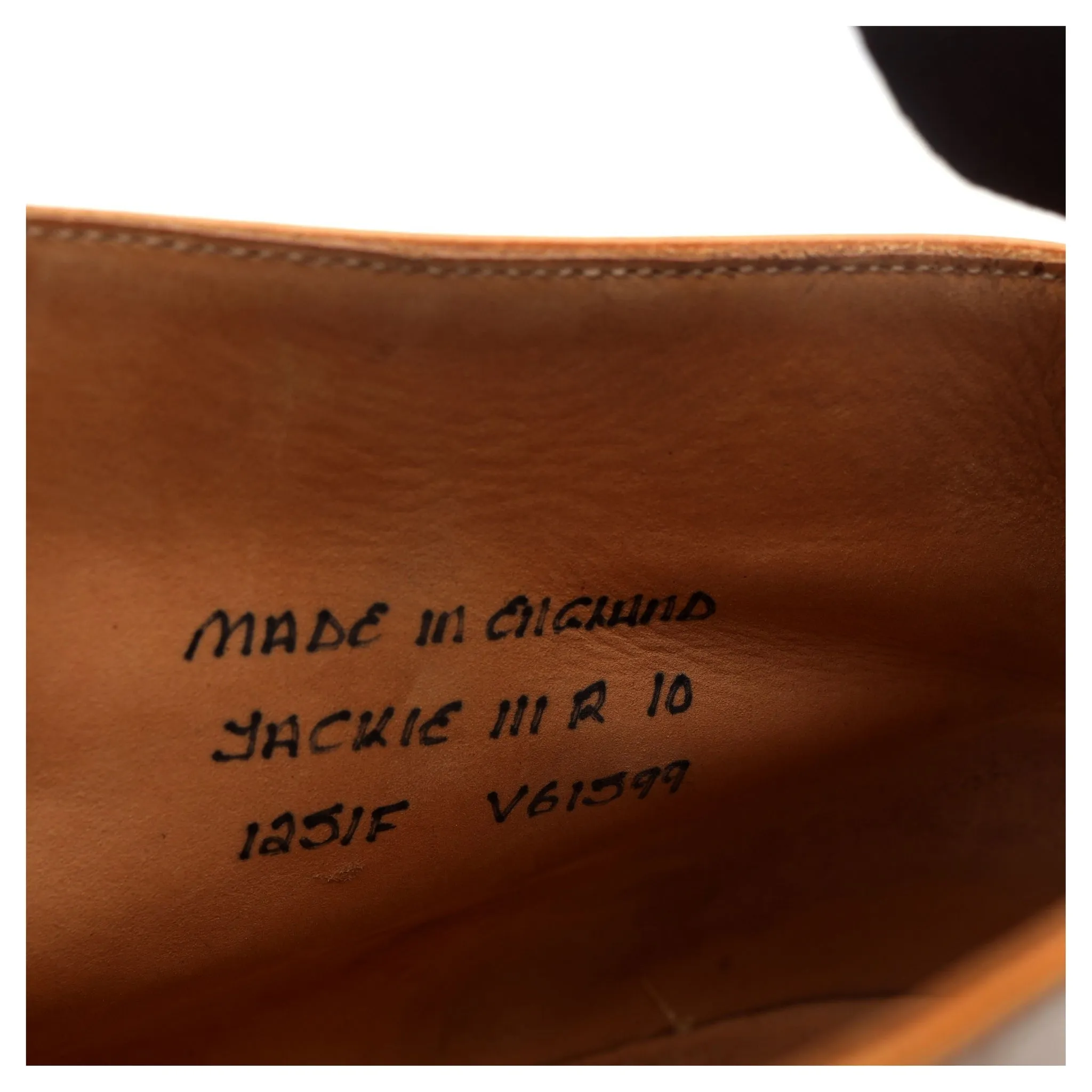 'Jackie III' Tan Brown Leather Chukka Boots UK 10 F