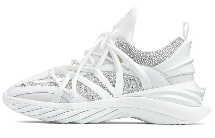 Jimmy Choo Lifestyle sneakers, white/silver