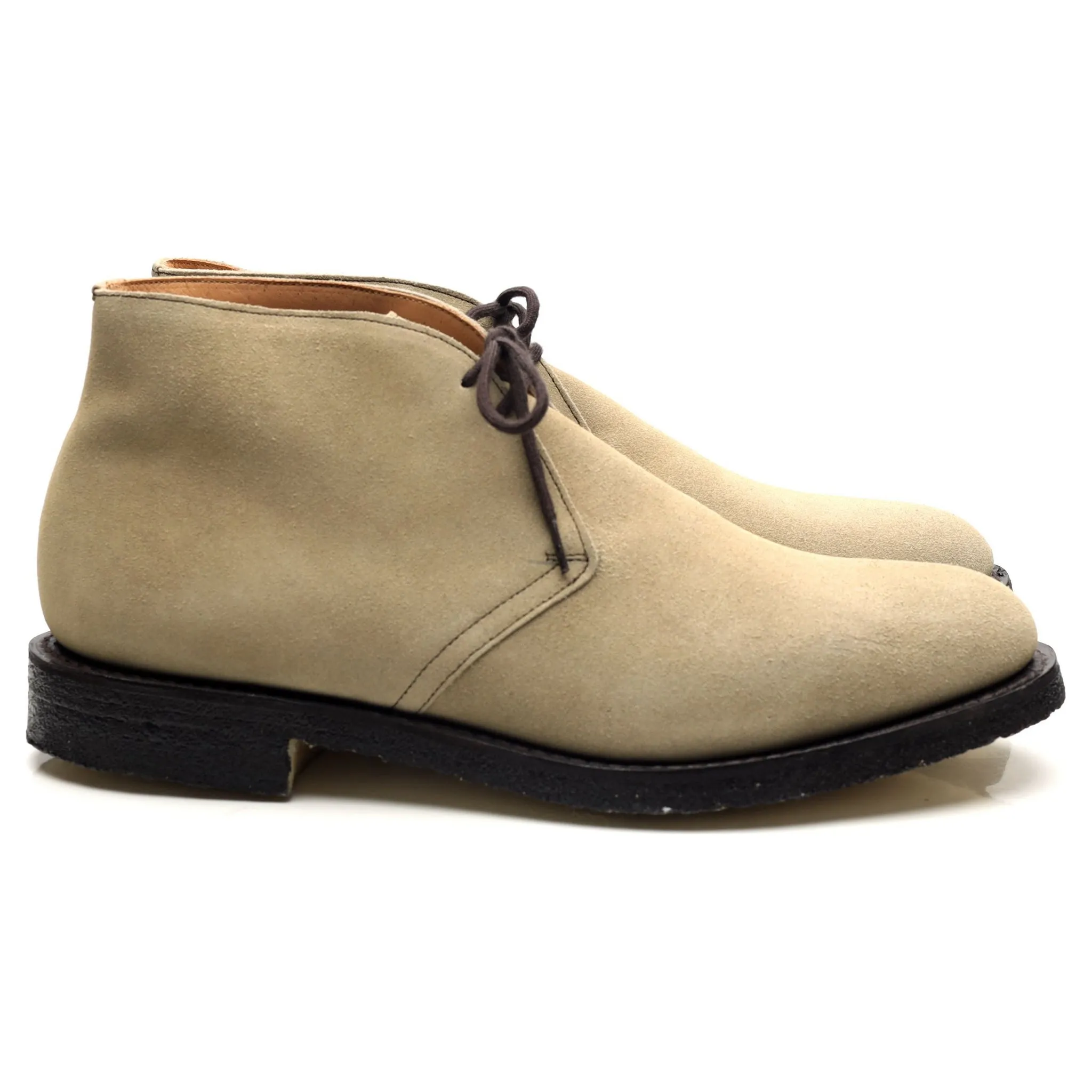 'Jockey' Beige Suede Chukka Boots UK 8.5 G