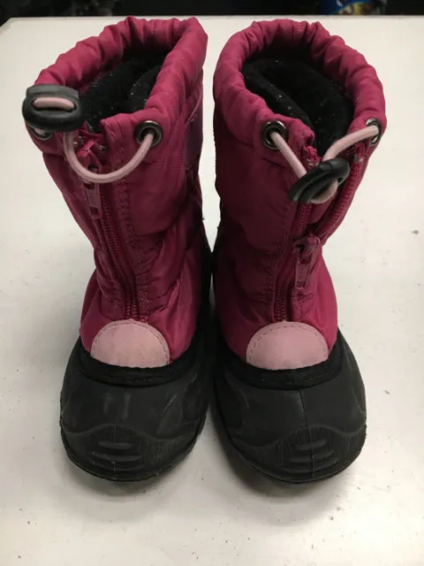 kamik Pink Youth Size Specific 7 Used Boots