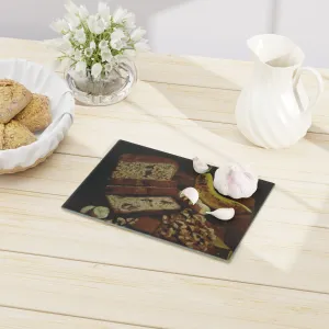 Kari's Banana Nut Bread Glass Cutting Board