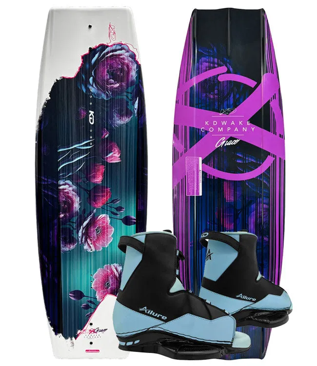 KD Grace Ladies Wakeboard Package with Allure Boots (2025)