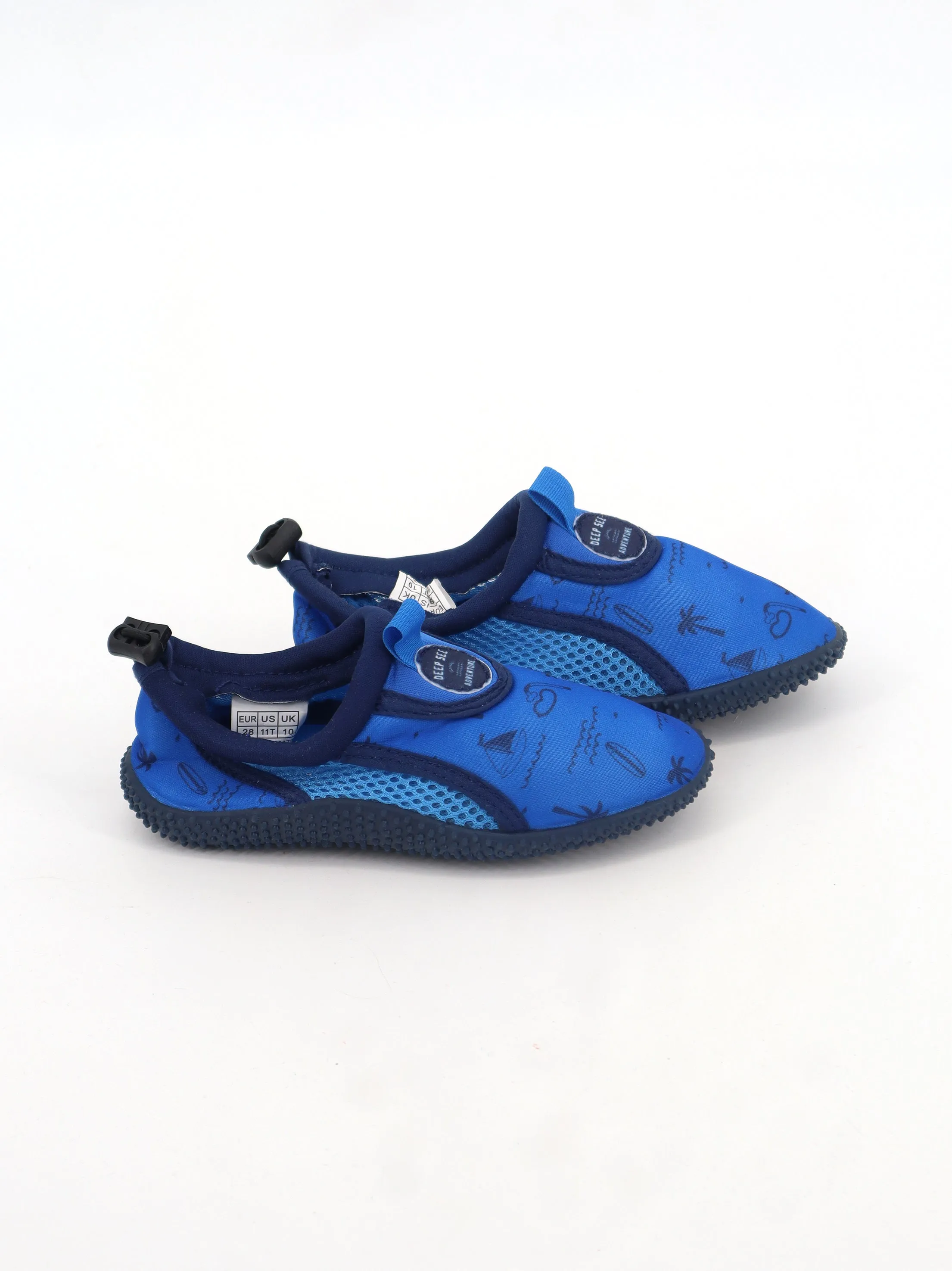 Kid's Boy Graphic Printed Water Shoes,Blue