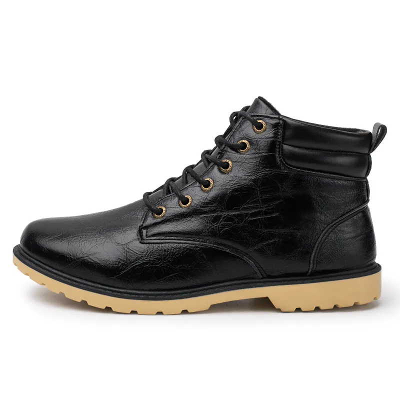 kkboxly kkboxly Men Retro Outdoor Comfy Slip Resistant Casual Tooling Boots