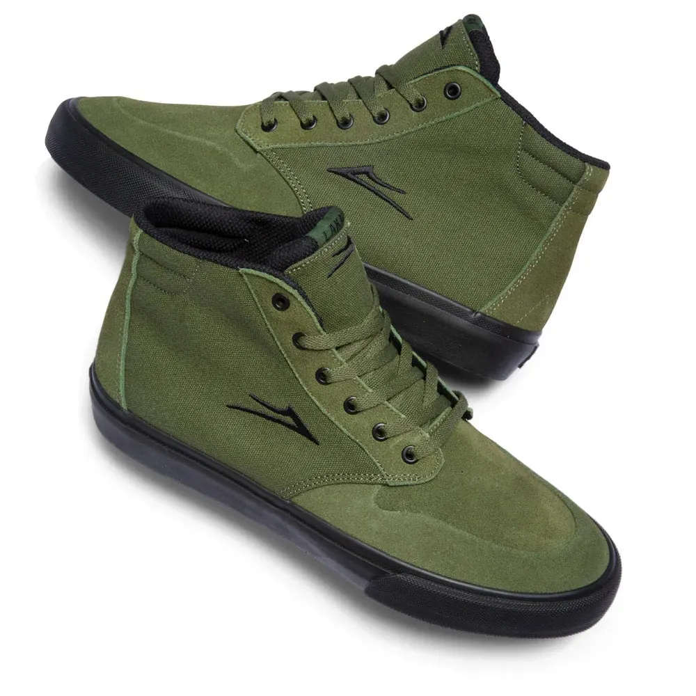 Lakai Riley 3 High - Olive / Black Suede