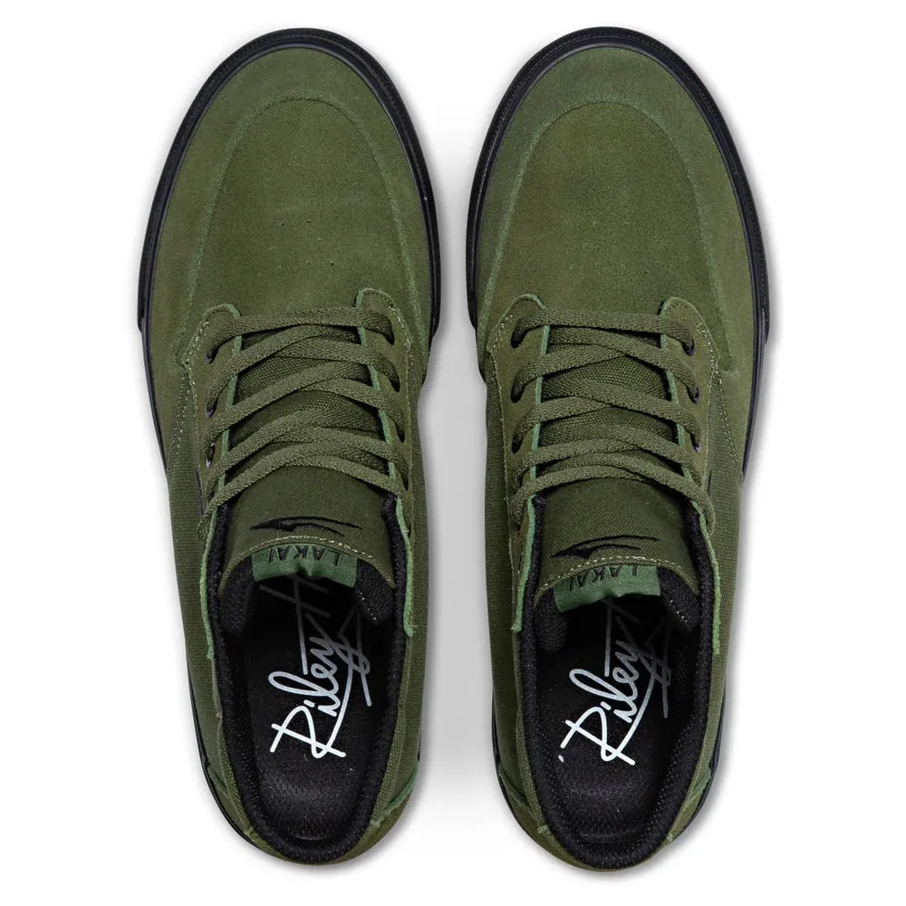 Lakai Riley 3 High - Olive / Black Suede