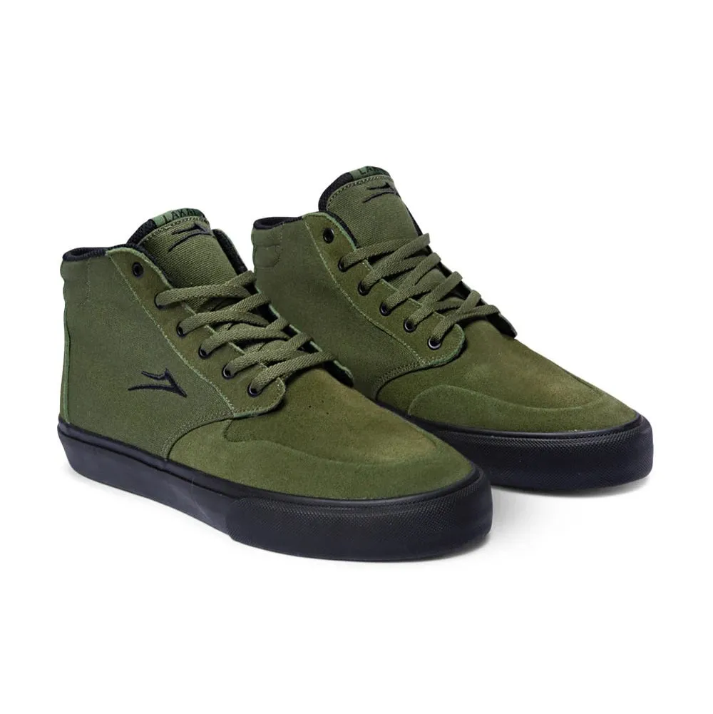 Lakai Riley 3 High - Olive / Black Suede