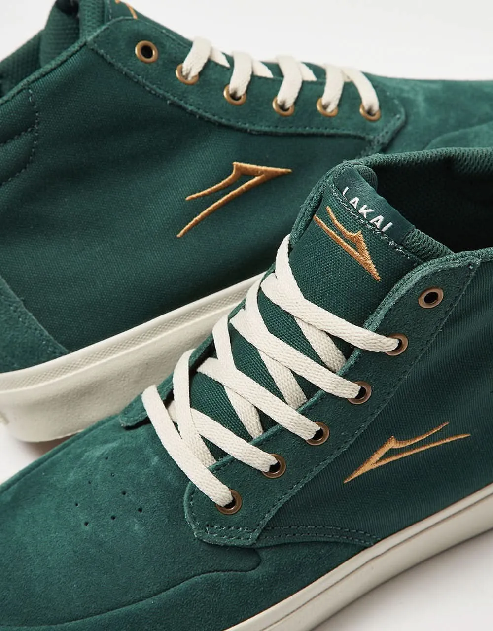 Lakai Riley 3 High Skate Shoes - Pine Suede