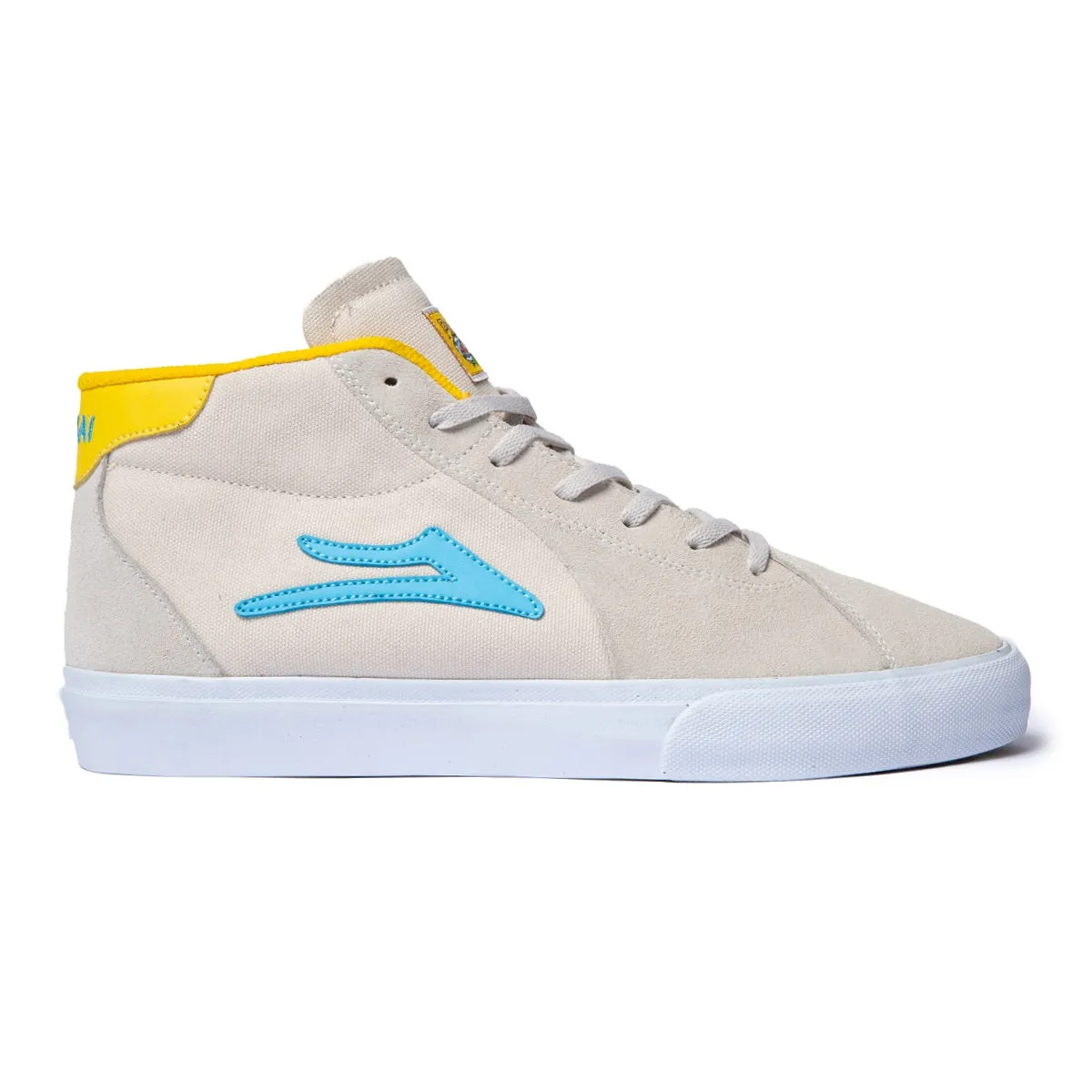 Lakai Shoes Flaco II Mid - Cream Suede