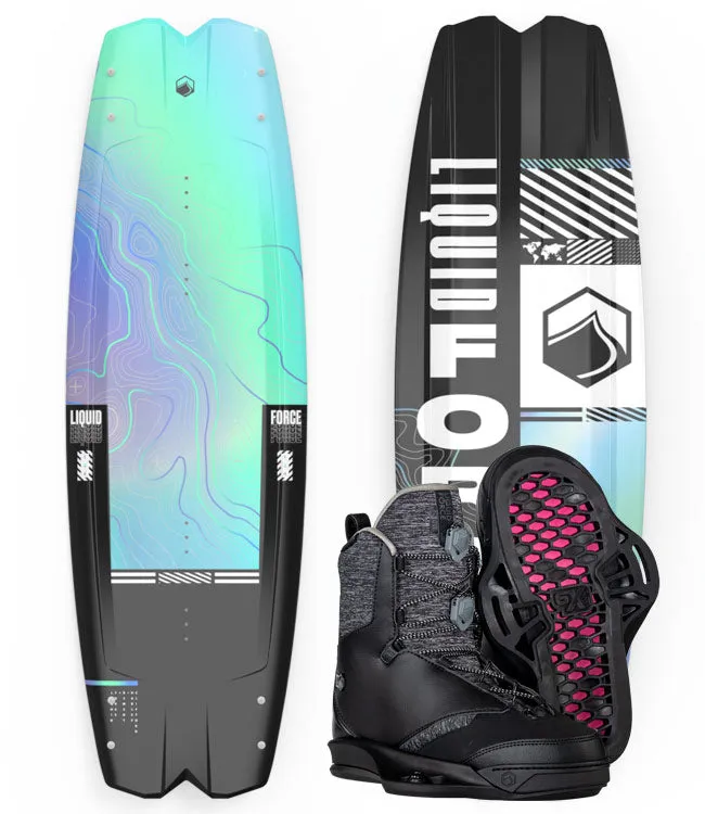 Liquid Force Remedy Wakeboard Package with Tao Boots (2024)