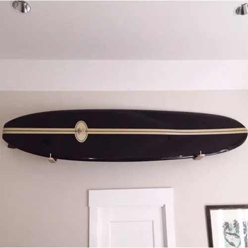 Longboard VINTAGE / SUP 'Olo' Wall Rack - Hawaiian Gun Rack 40lb BRUNETTE