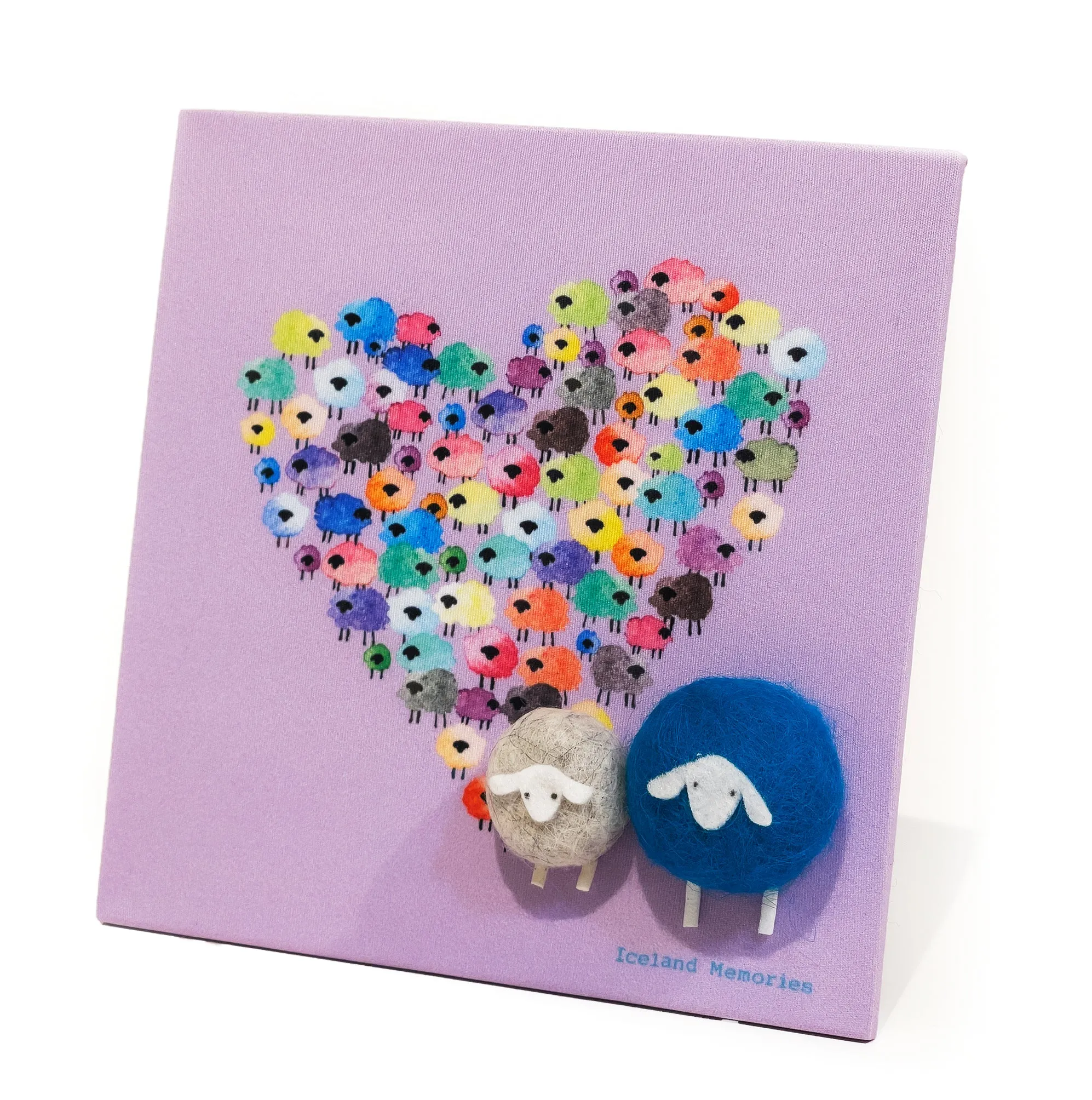 Magnet board - Flock of love, purple