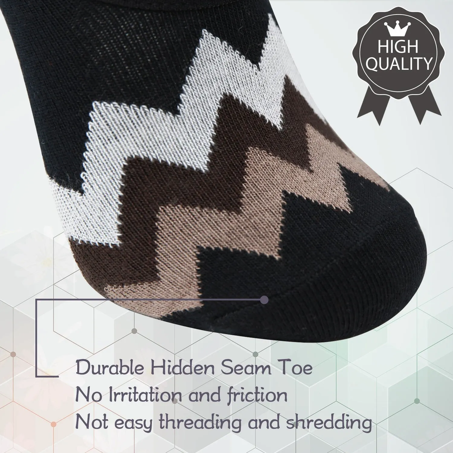 MD Bamboo Anti-Odor No Show Liner Invisible Socks