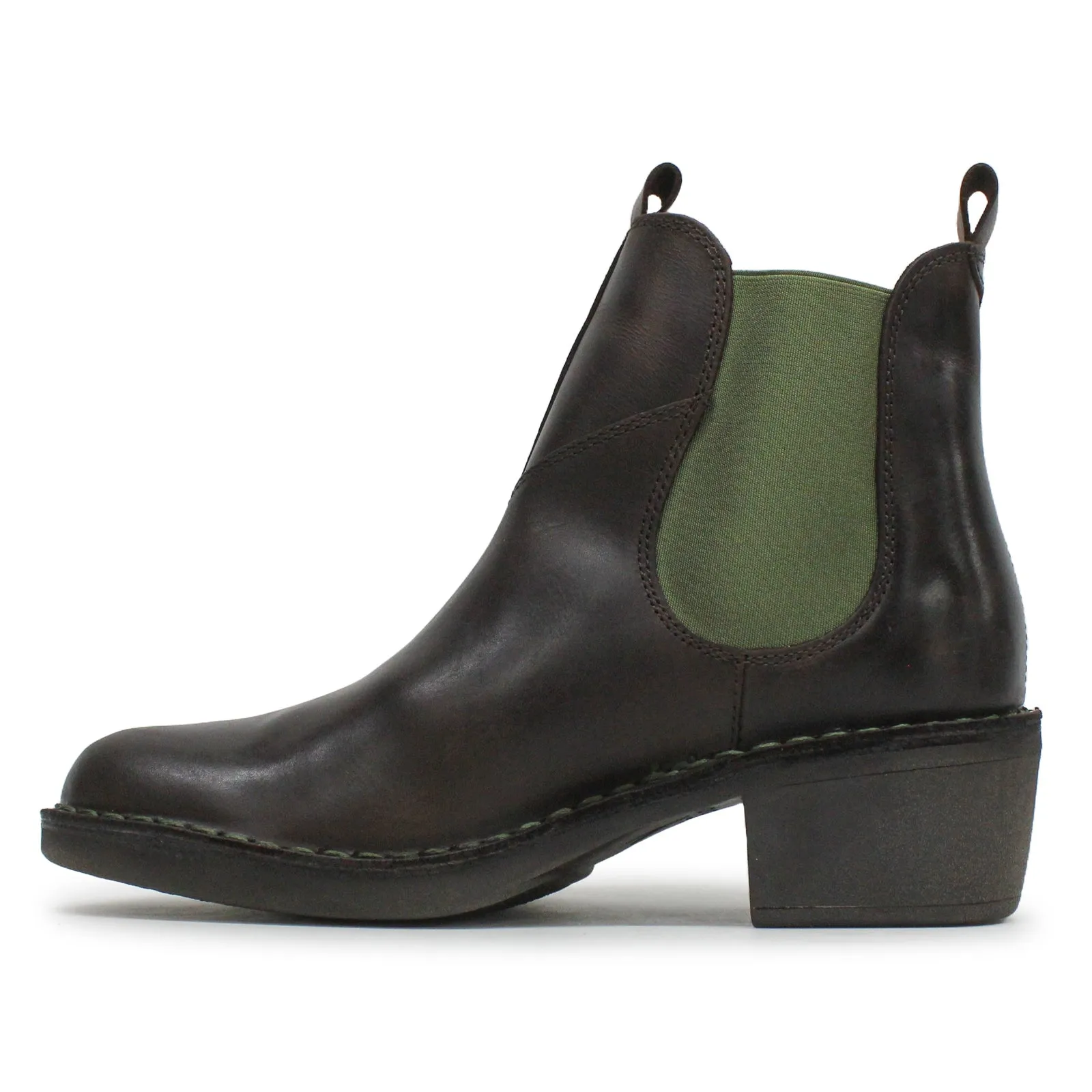 Meme030Fly Rug Leather Women's Chelsea Boots