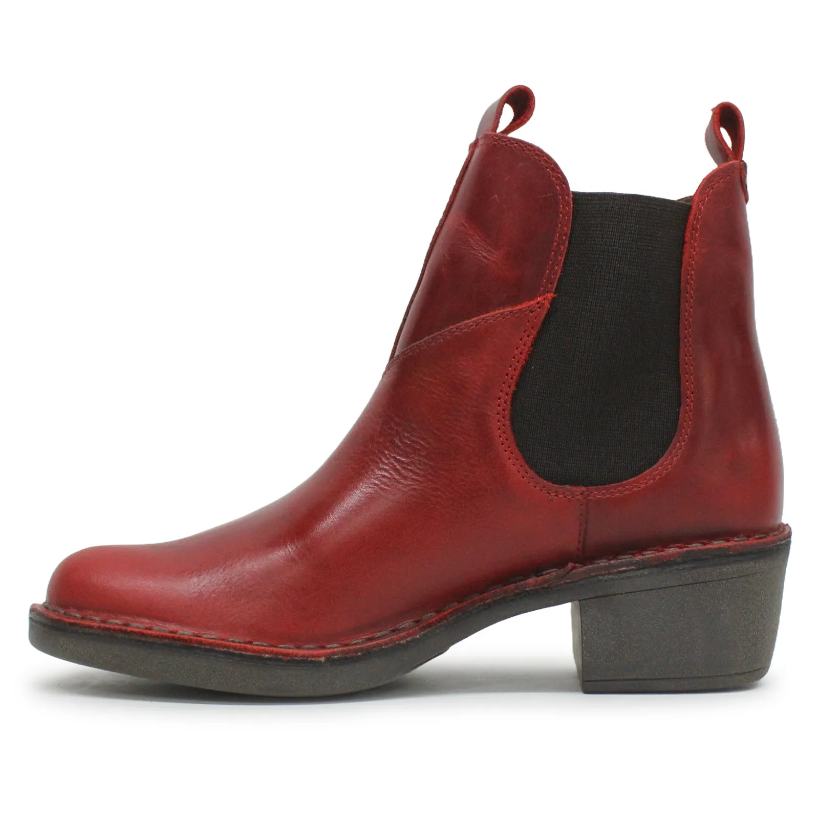 Meme030Fly Rug Leather Women's Chelsea Boots