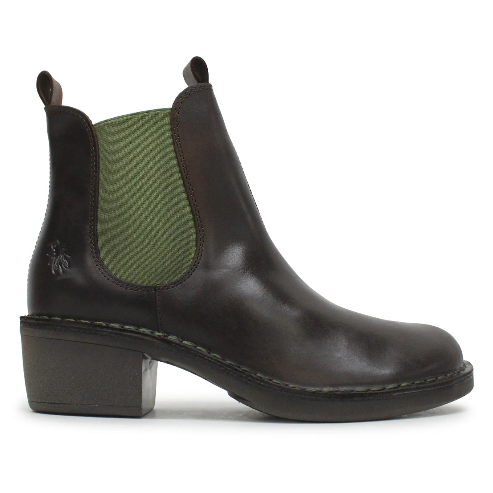 Meme030Fly Rug Leather Women's Chelsea Boots