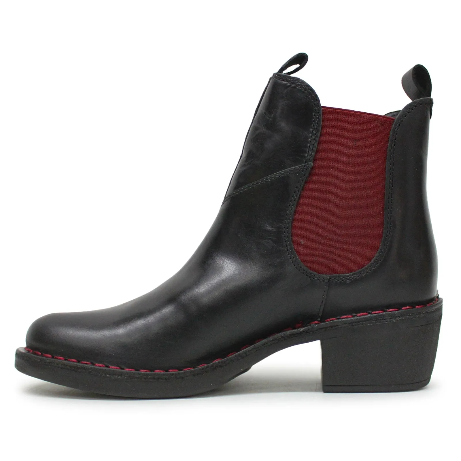 Meme030Fly Rug Leather Women's Chelsea Boots