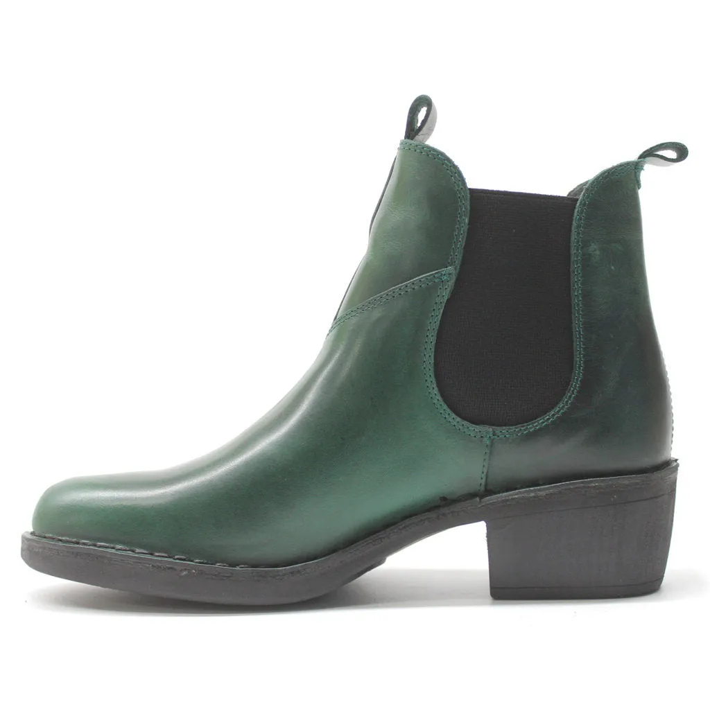 Meme030Fly Rug Leather Women's Chelsea Boots