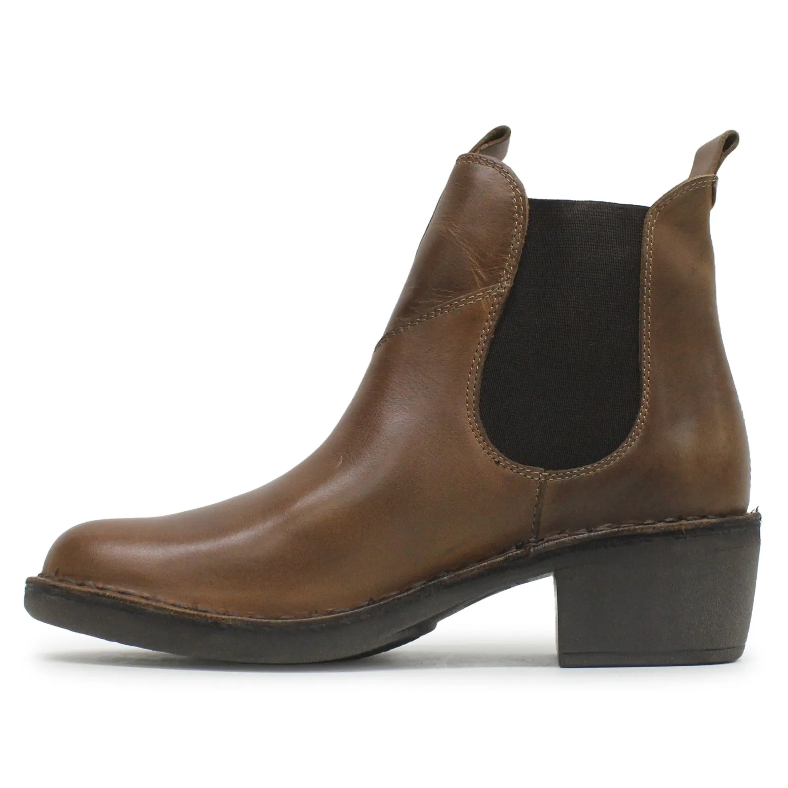 Meme030Fly Rug Leather Women's Chelsea Boots