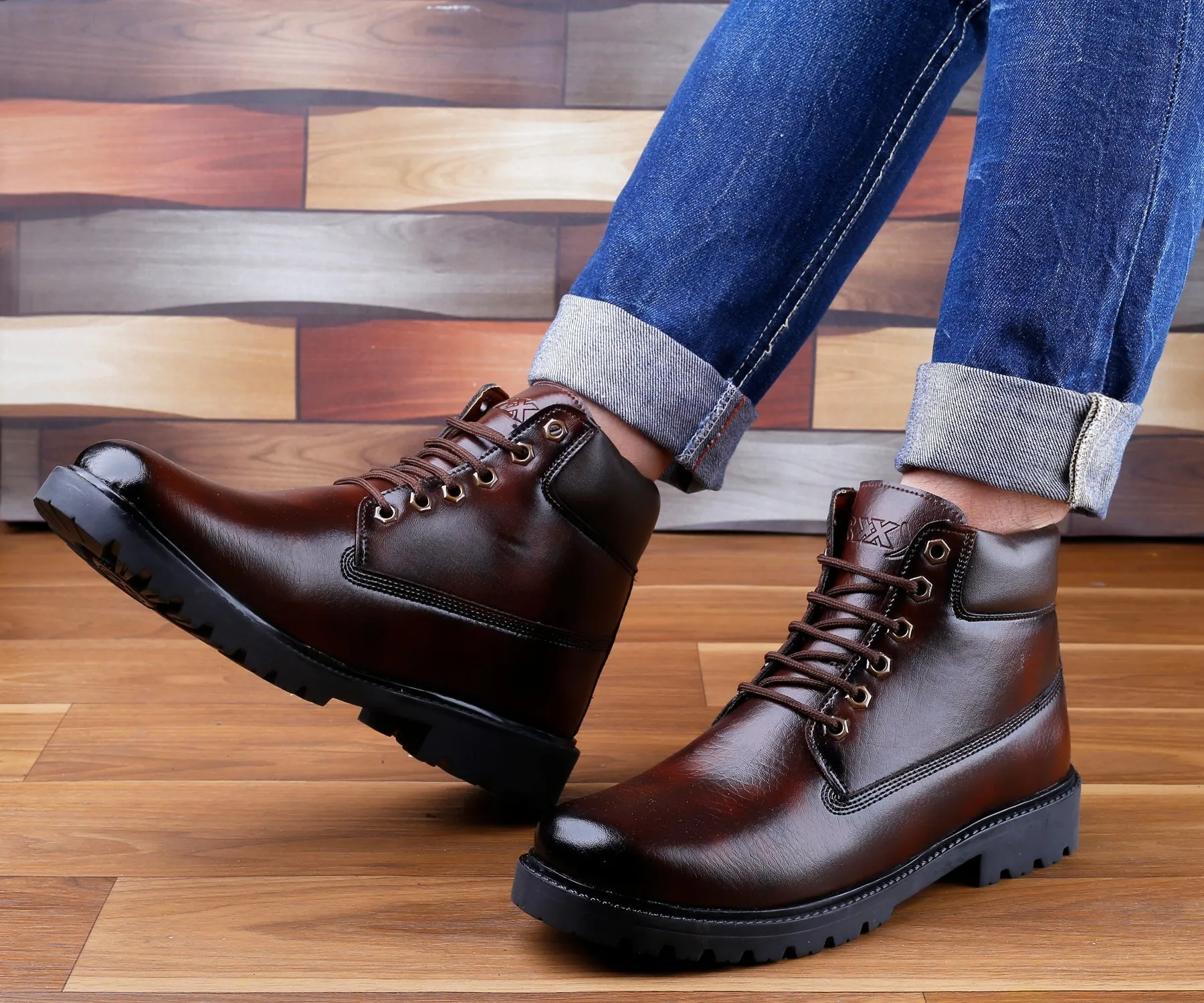 Men's Ankle Lace-up Boots for All Seasons