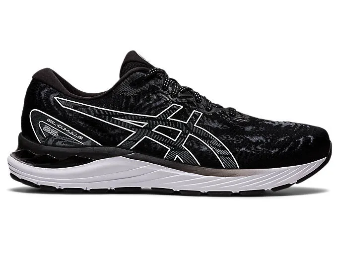 Men's Asics Gel-Cumulus 23, Black/White, 10.5 4E Extra Wide