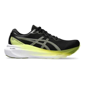 Men's Asics Gel-Kayano 30, Black/Glow Yellow, 10 2E Wide