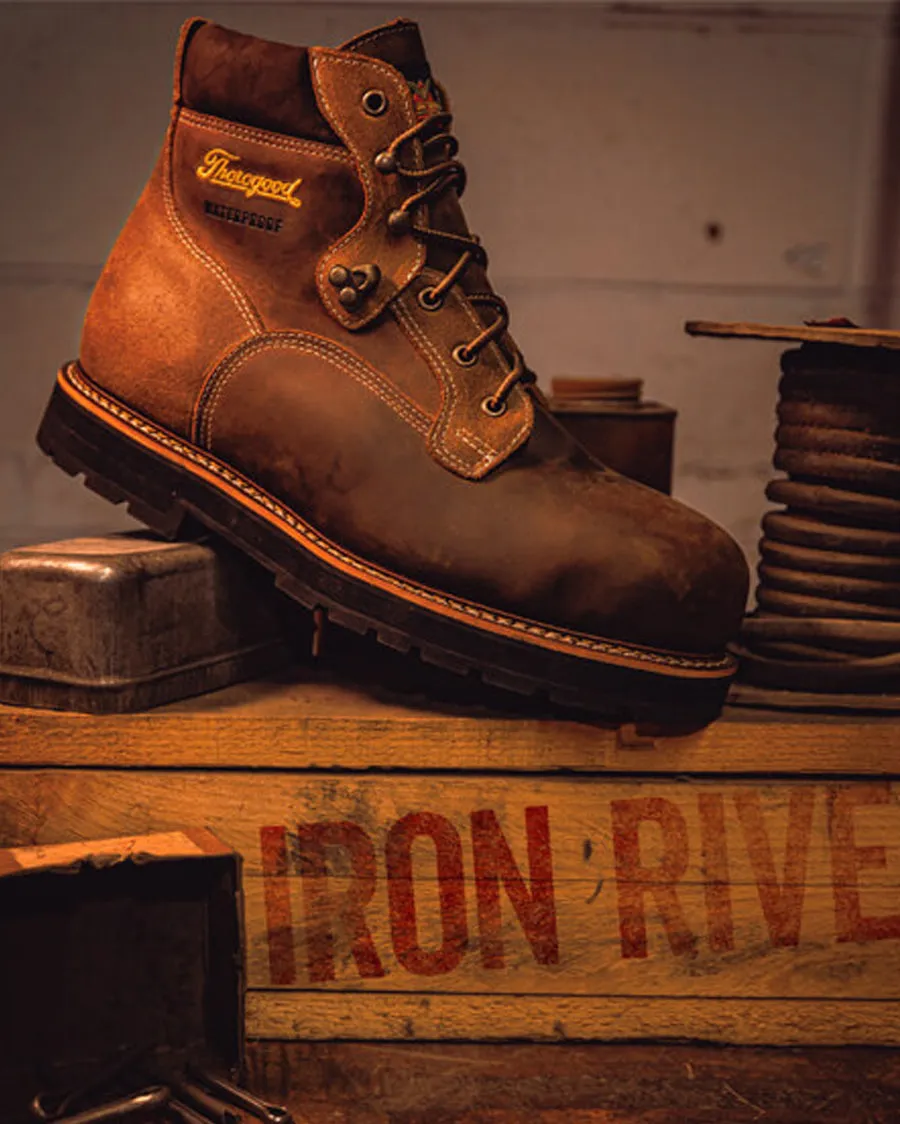 Men's Iron River Series Waterproof Safety Toe Work Boots